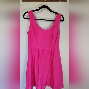 Vineyard Vines Hot Pink Sleeveless Mini Dress